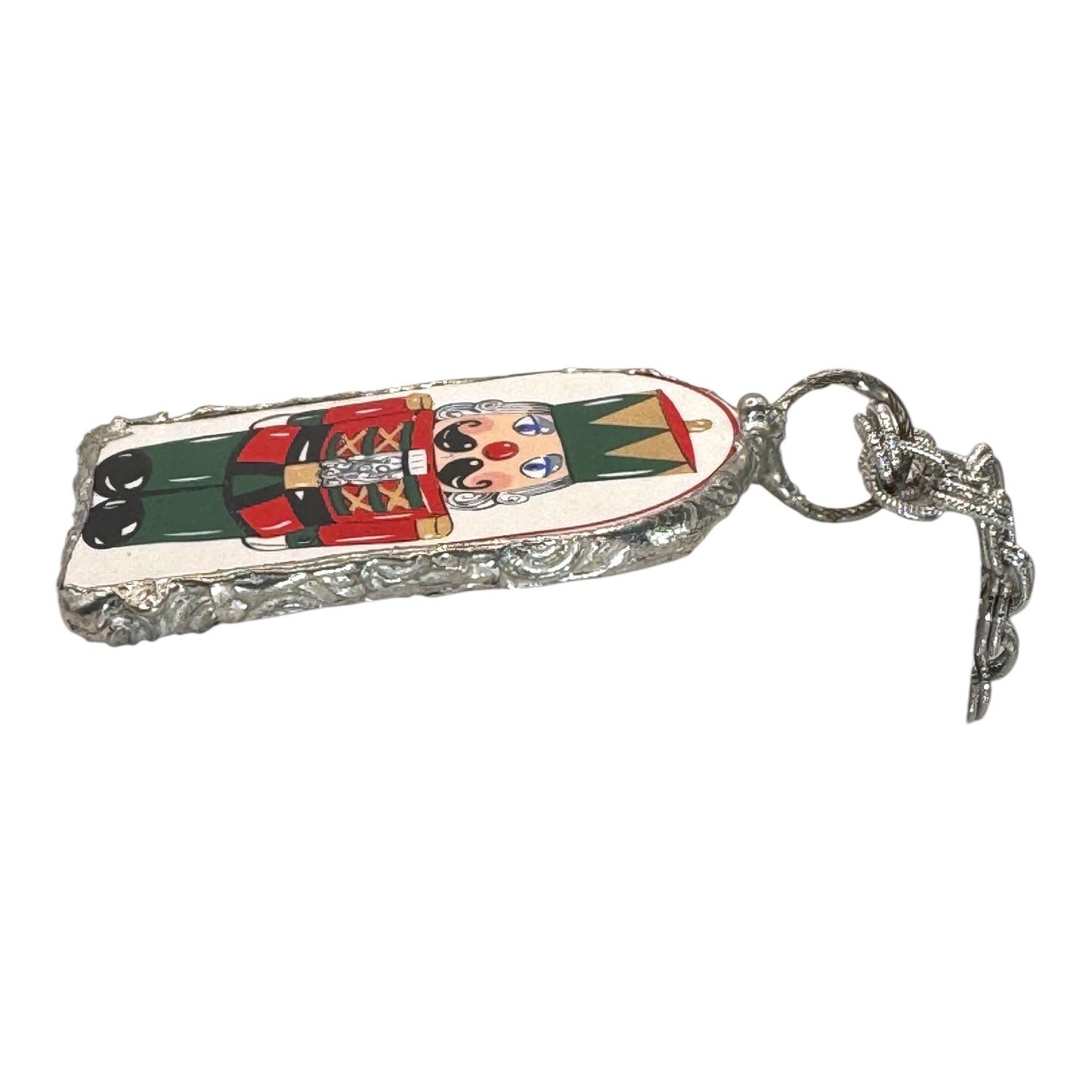 Vintage Himark Nutcracker Pendant Necklace Caged with Artisan Silver Metalwork