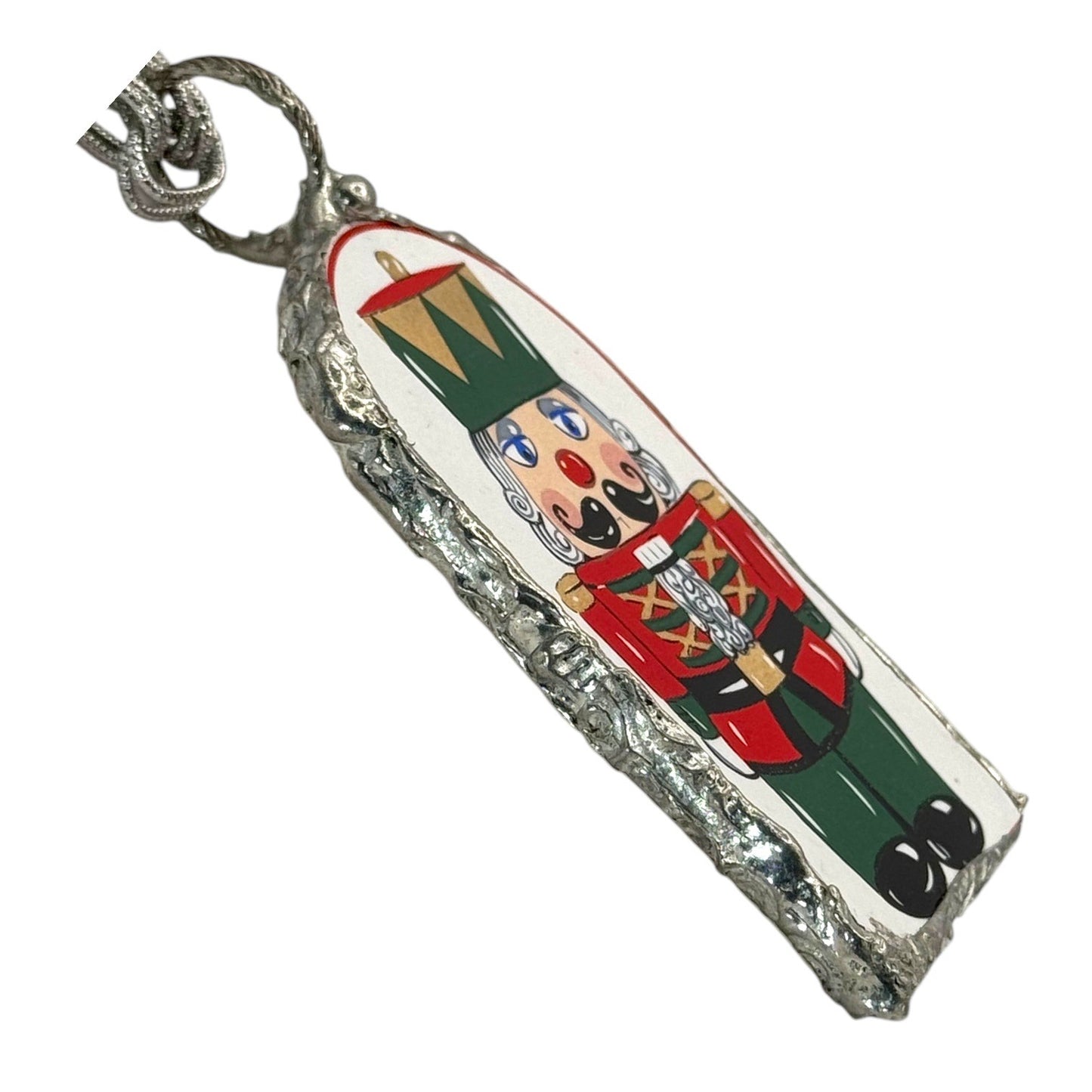 Vintage Himark Nutcracker Pendant Necklace Caged with Artisan Silver Metalwork