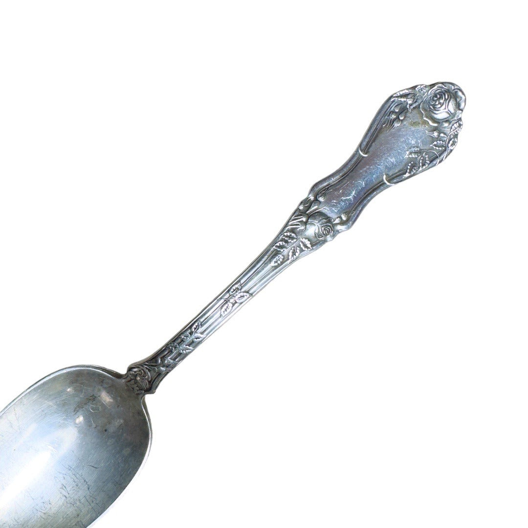 Artisan Spoon Ring Made from ANTIQUE ROCKFORD S.P. CO. 5 Star SILVERPLATE Spoon
