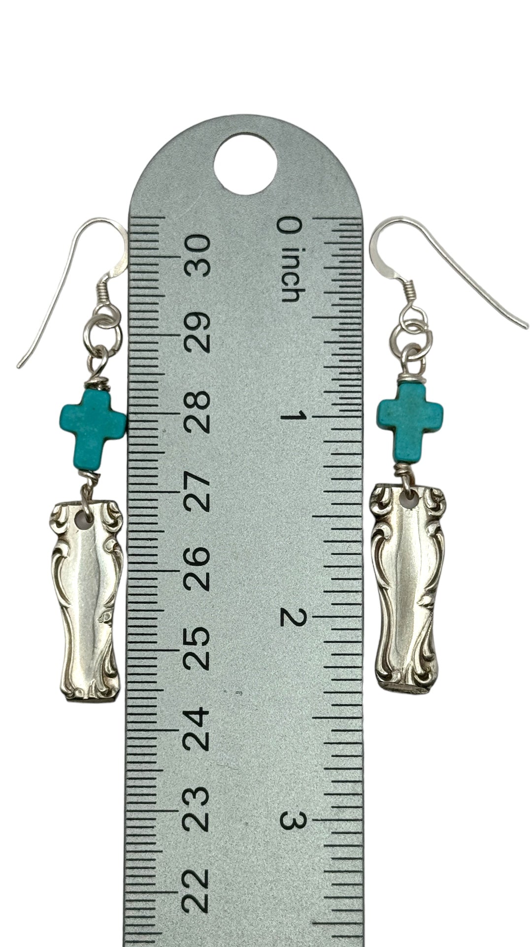Boho Spoon Artisan Earrings from Simeon L & George Rogers Silverware