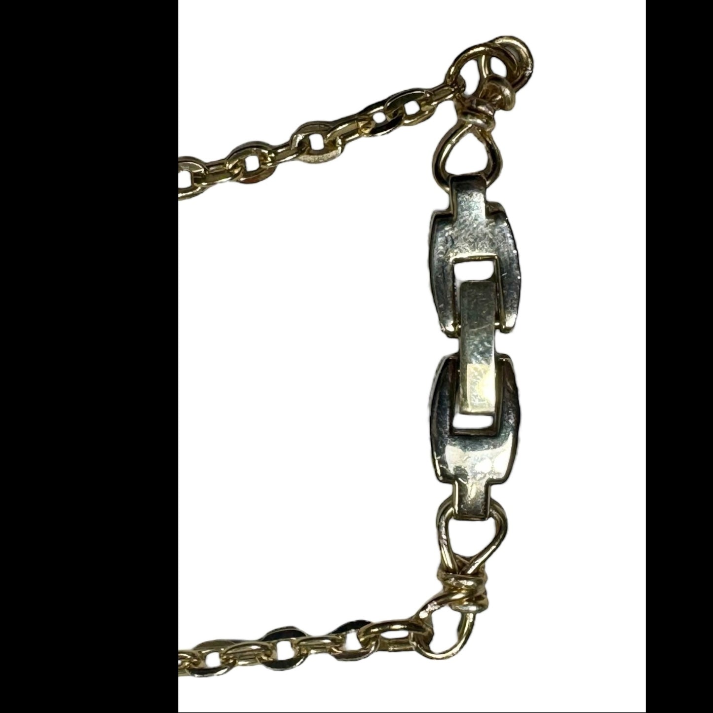 Repurposed VNTG Watch Opera Necklace with scene from the of Beggar’s Opera by Hogarth