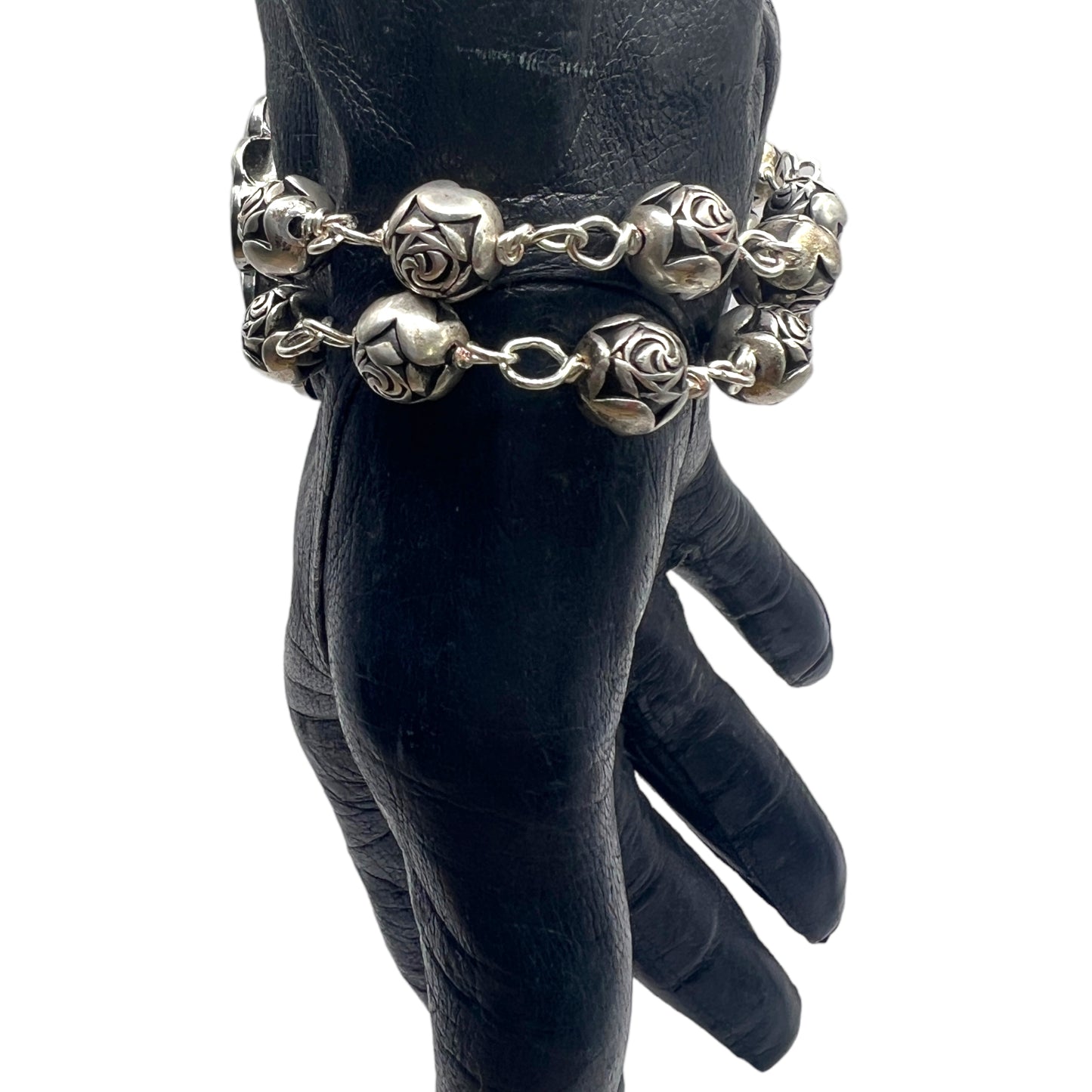 Upcycled Vintage Watch w/ Broken China Mother & Son Blue Willow Bracelet
