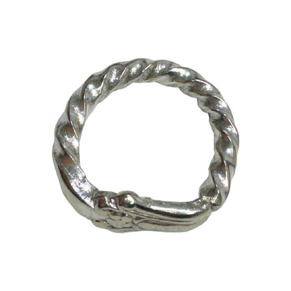 Artisan Silverware Ring made from a British Silver Plated Antique Bread Fork